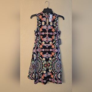 Colorful Women's Patterned Dress